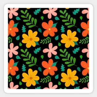 Colorful Floral pattern Sticker